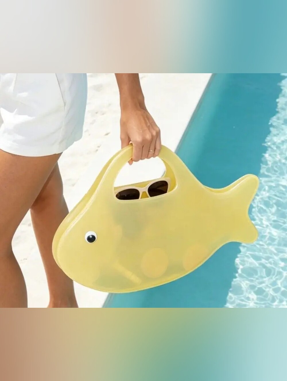 Yellow Fish-Shaped Jelly Bag